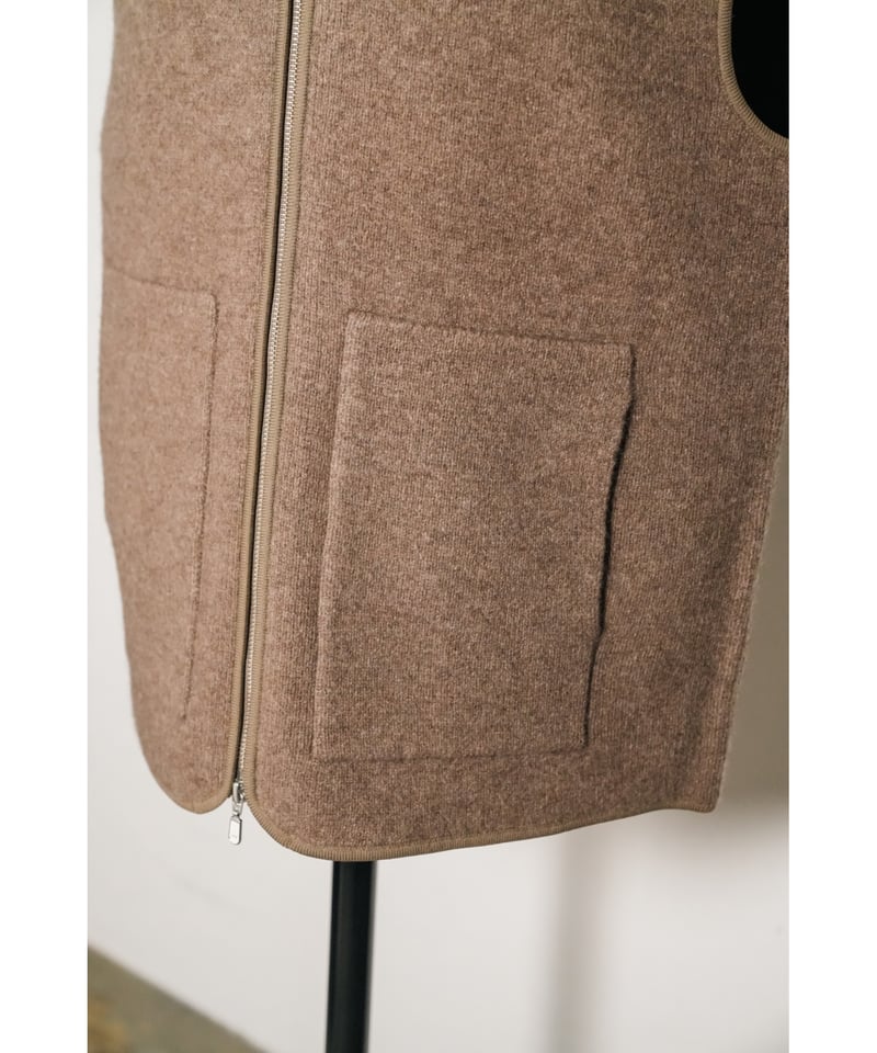 WALENODE innocent YAK Zip up vest | MusterWerk WALENODE innocent YAK Zip up vest | MusterWerk