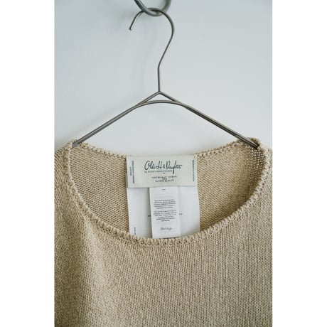 Olde H & Daughter SILK COTTON  BOAT NECK/HALF ZIP/CARDIGAN