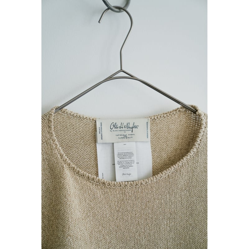 Olde H & Daughter SILK COTTON BOAT NECK/HALF Z