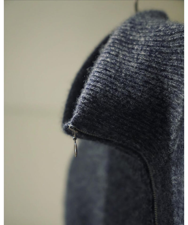 MAATEE&SONS Ex. CASHMERE ZIP UP VEST (俺のちゃんちゃんこ...