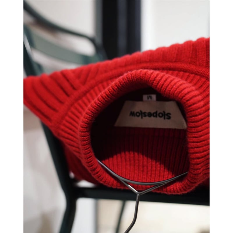 slopeslow Lamb's Cashmere Rib Mock Sweater | Mu