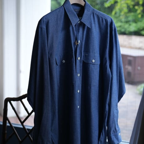 MAATEE&SONS CHAMBRAY WORK SHIRTS