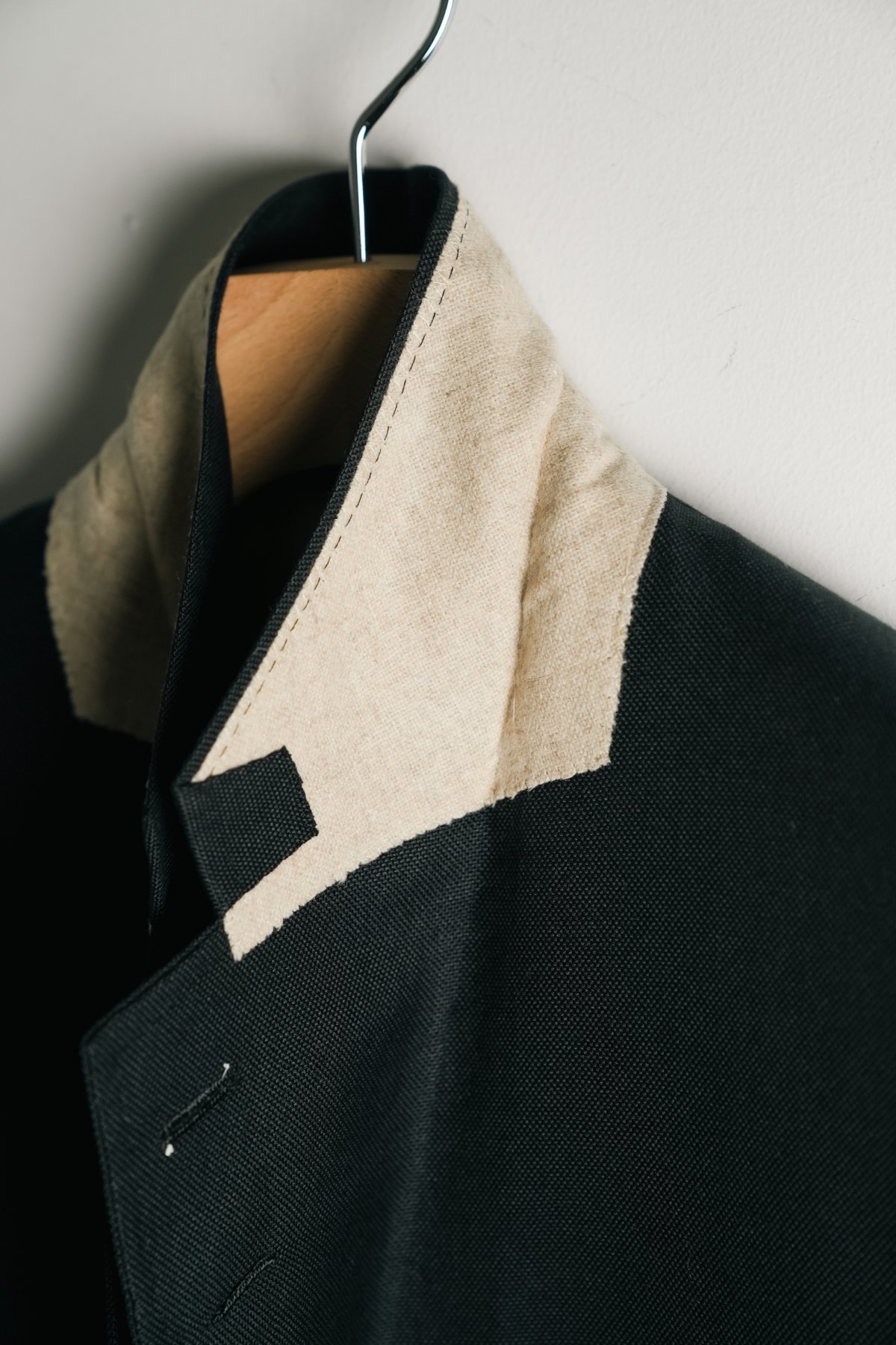 MAATEE&SONS Ex. HARD TWISTED SILK SINGLE BLAZER