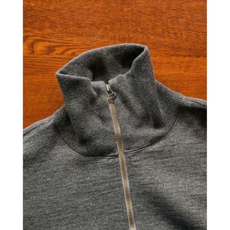 Slopeslow Ex.WOOL FRENCH TERRY HALF ZIP SWEATSH