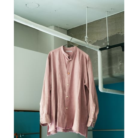 MAATEE&SONS LINEN  FRINGE SHIRTS  鉄焙煎