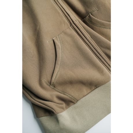 YE OLDE & NEW MAN TERRYBACK JERSEY HOODED FULL ZIP TOP