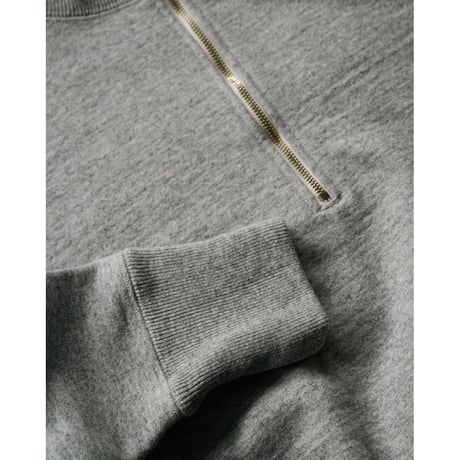 Slopeslow Ex.WOOL FRENCH TERRY HALF ZIP SWEATSHIRT