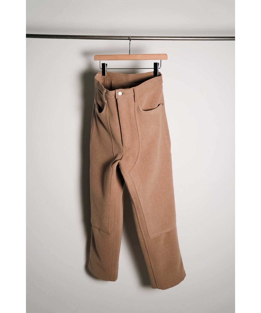 MAATEE&SONS DOUBLE KNEE PANTS サイズ2 MAATEE&SONS Ex. CAMEL PILE MELTON DOUBLE-KNEE P