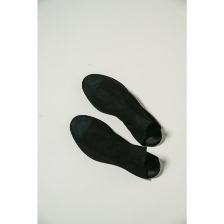 GUIDI "E29C" KANGAROO REVERSE OPEN TOE / FLAT SOLE LEATHER