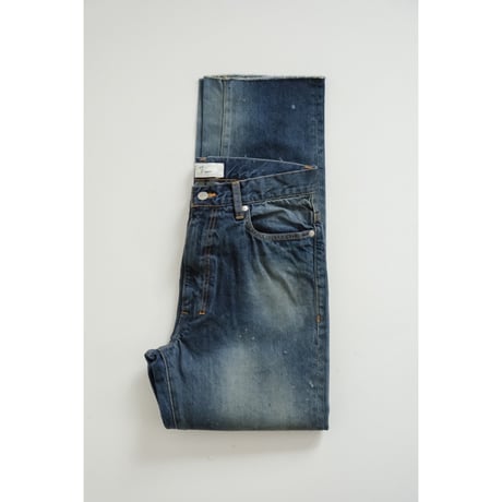 ANCELLM #07 SLIM STRAIGHT 5P DENIM PANTS