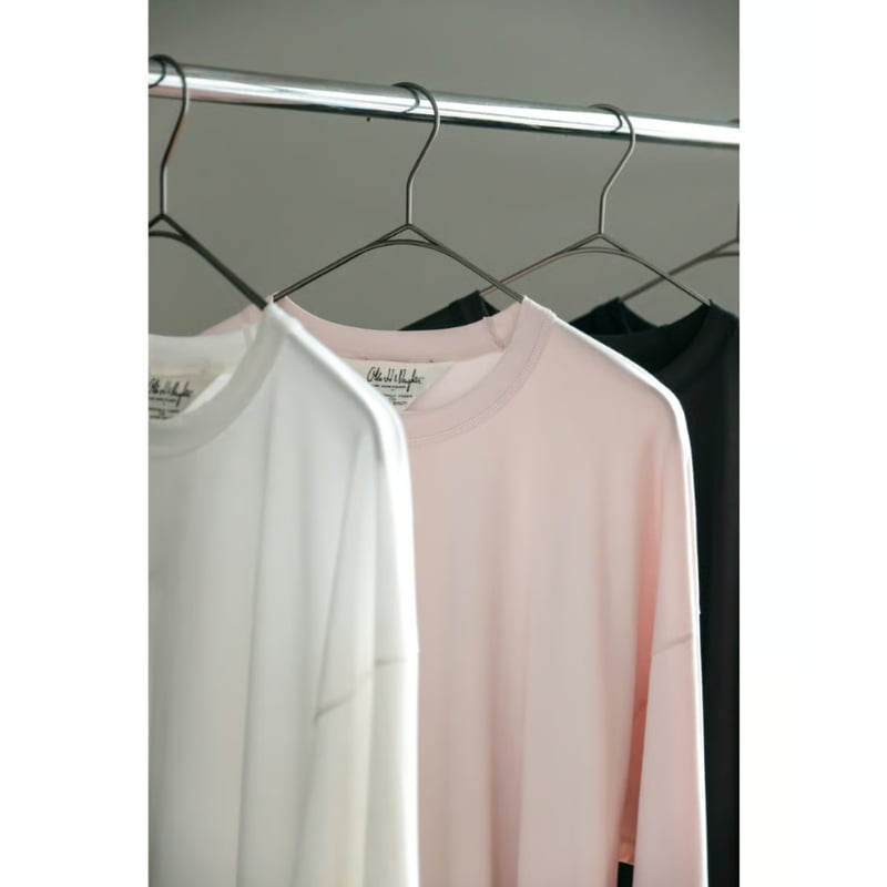 Olde H&Daughter Ex.SUVIN COTTON PLAIN STITCH L/
