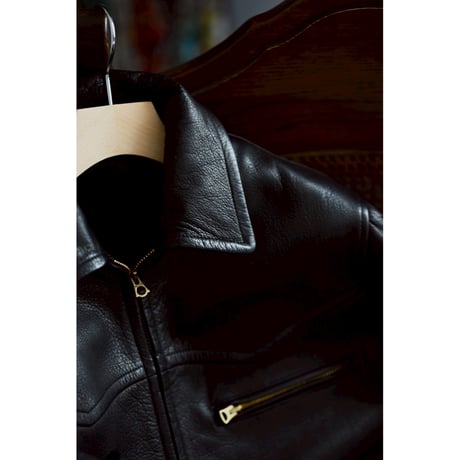 MAATEE&SONS Ex. DEER LEATHER JK 襟MOUTON