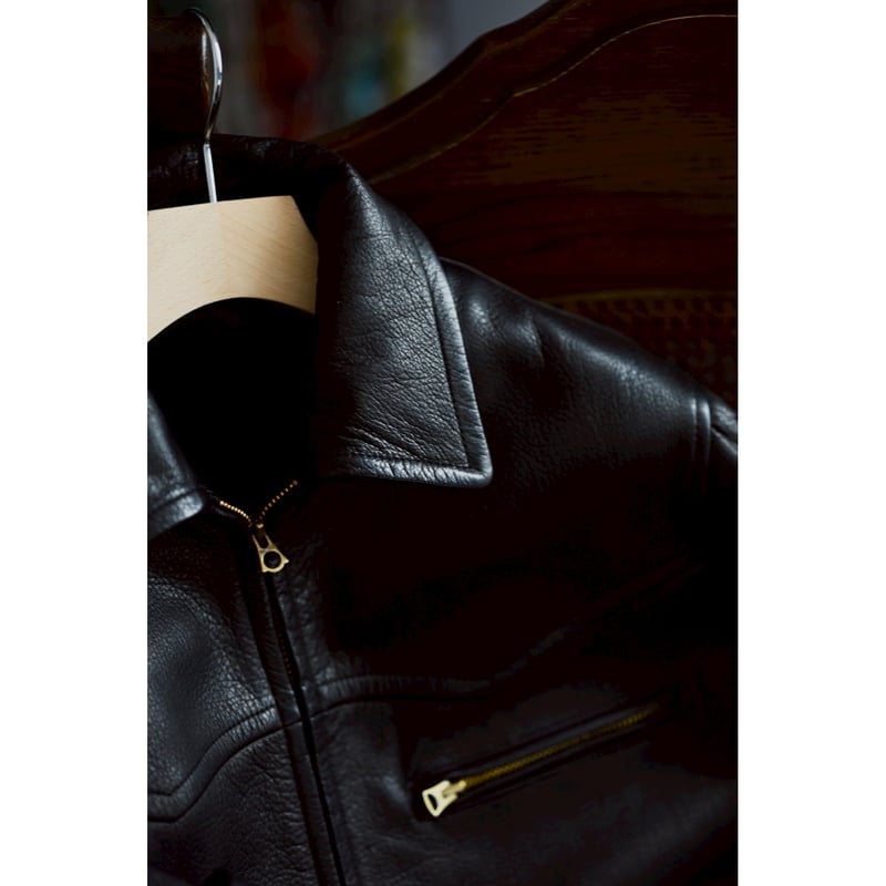 MAATEE&SONS Ex. DEER LEATHER JK 襟MOUTON | Muste