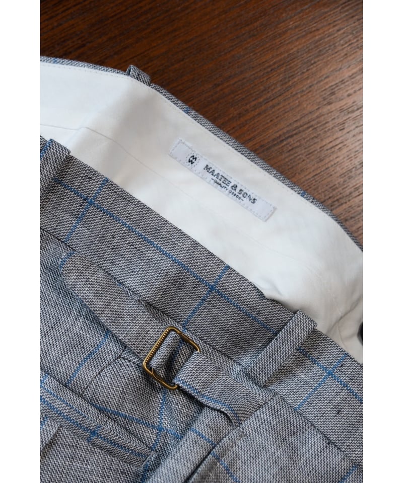 MAATEE&SONS 2PLEATS TROUSER 