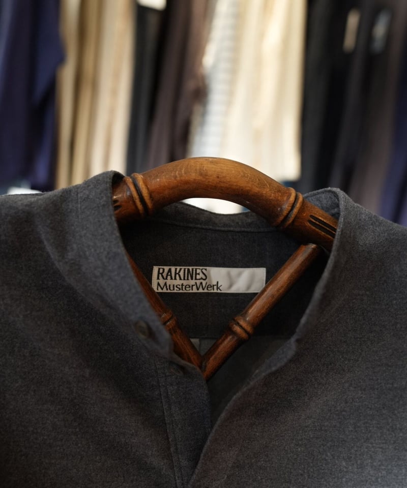 RAKINES × musterwerk RAKINES Satin stripe / Ex. French BD shirt | Mu