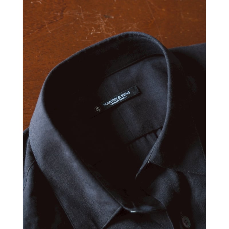 着用1回　Maatee and sans FAT CHARLES MAATEE&SONS] マーティー & サンズ FAT CHARLES (BORDEAUX STRIPE