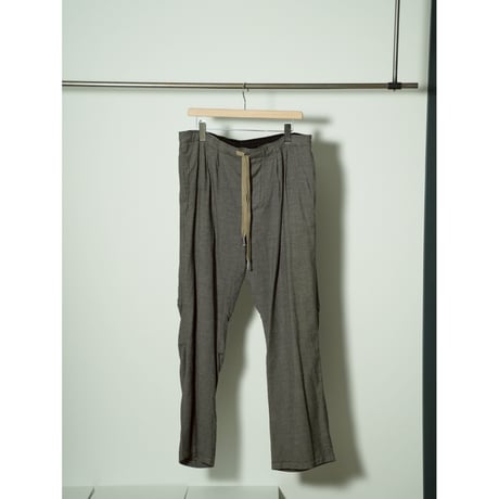 MAATEE&SONS EASY PANTS "super200's shark skin"