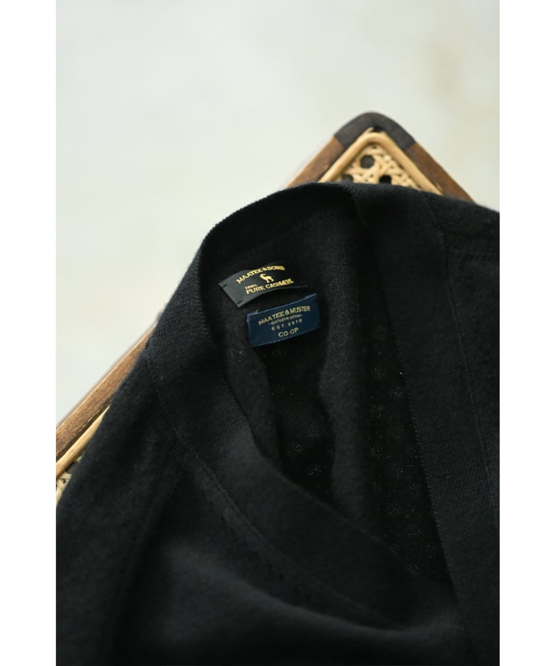 MAATEE＆SONS NO/B CARDIGAN MAATEE & SONS NO B CARDIGAN シャギー カシミア