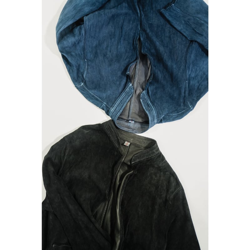 barbell object Ex. dyed leather jk | MusterWerk