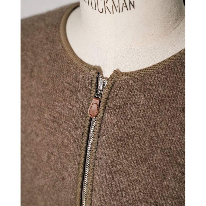 トップス Walenode 24AW Innocent Yak Zip Up Vest WALENODE innocent YAK Zip up vest | MusterWerk