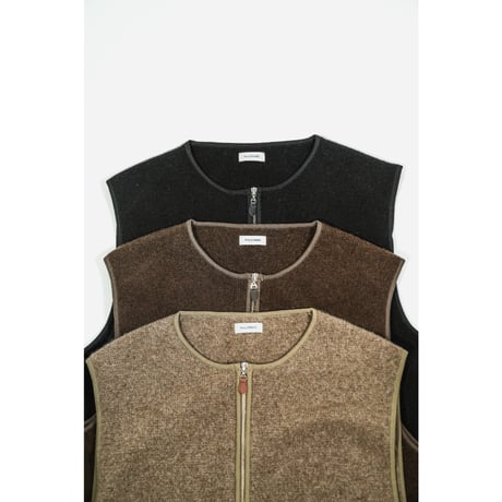 WALENODE "Innocent YAK" Zip-up vest
