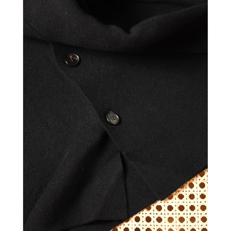The CLASIK MILLED FINE WOOL SHIRT CARDIGAN | Mu