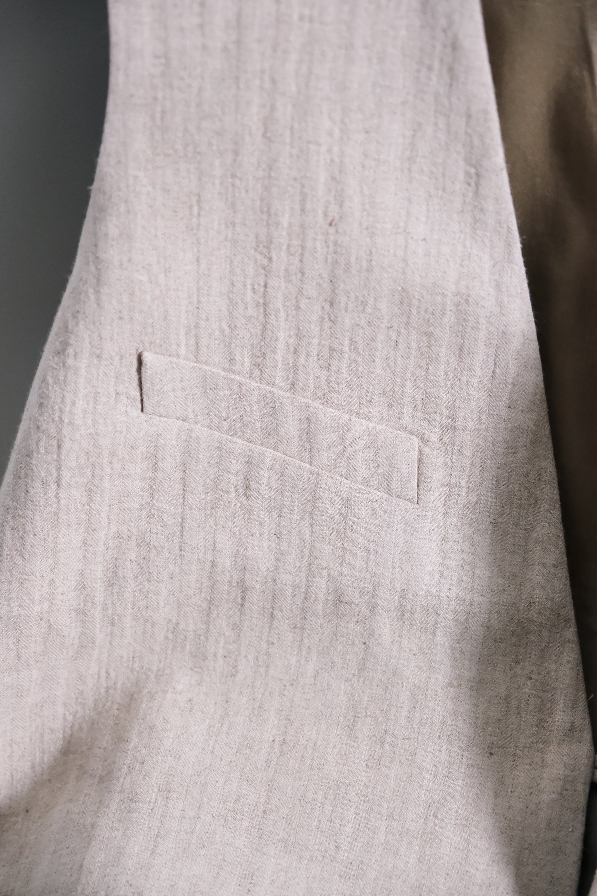 LEA BOBERG D.W. VEST - JAPANESE VINTAGE LINEN H