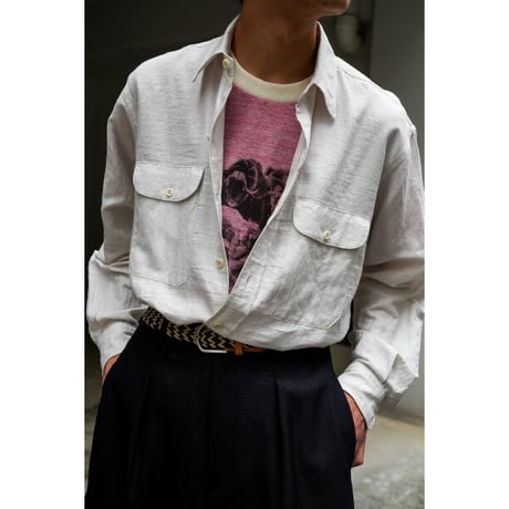 MAATEE&SONS Ex. M＆WOOLEE RINGER TEE (red)