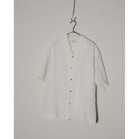THE CLASIK CLASSIC LINEN POPLINE SHARK COLLAR SHIRT