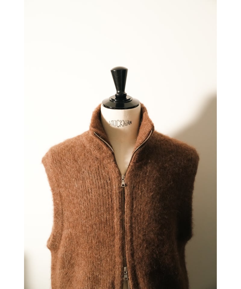 MAATEE&SONS RBALPACA-CASHMERE/MINK 畦ひょっとこ起毛ZIP MAATEE&SONS RBALPACA-CASHMERE/MINK 畦ひょっとこ起毛ZIP