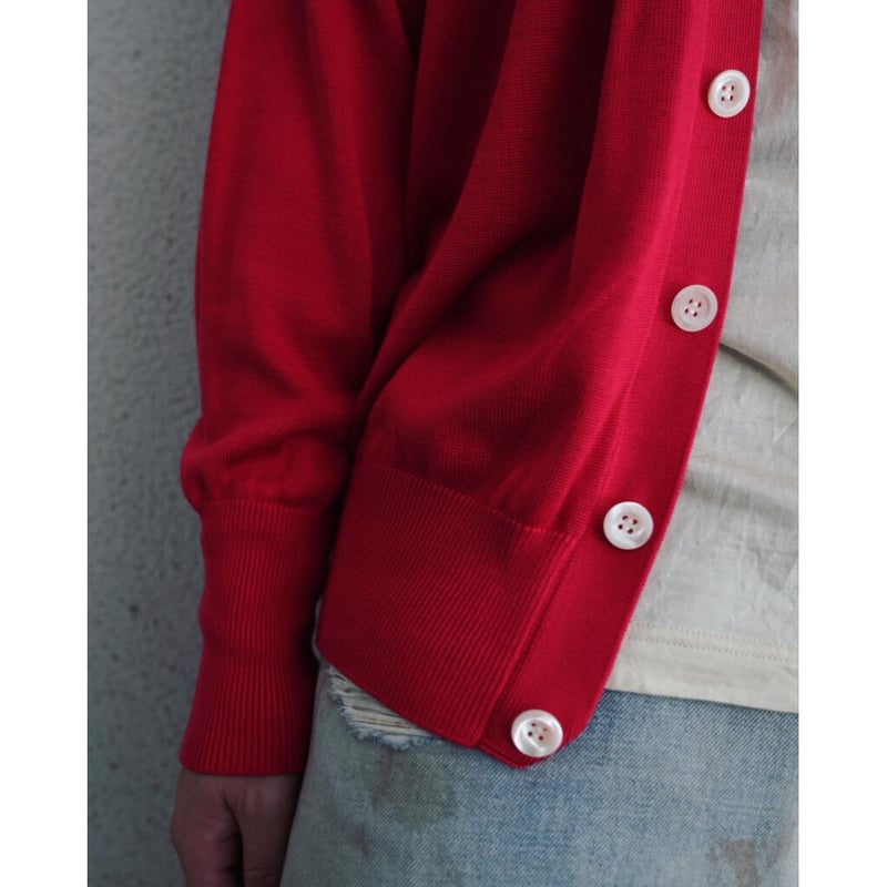 Olde H & Daughter SILK PLAIN STITCH CARDIGAN |