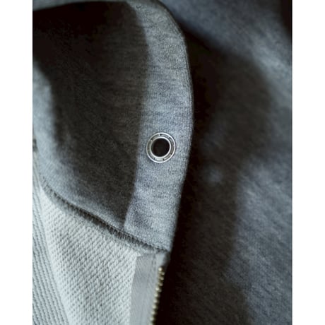 ULTERIOR Ex. FADED SILKY TERRY RW SWEAT FULL ZIP HOODIE