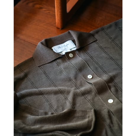 Olde H&Daughter "JYARI-JYARI SILK" SHIRTS C/D