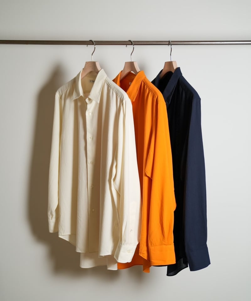 MAATEE & SONS Navy CHARLES 強撚ビエラ 2 MAATEE&SONS CHARLES 強撚ビエラ NAVY
