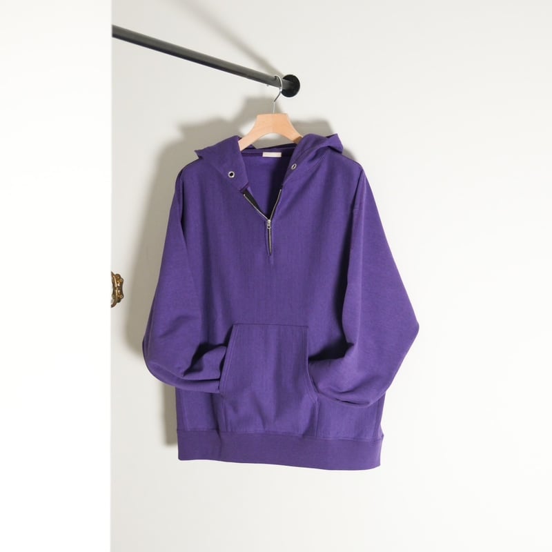 ULTERIOR FADED SILKY TERRY RW HALF ZIP HOODIE |