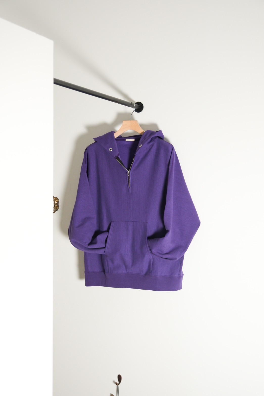 ULTERIOR FADED SILKY TERRY RW HALF ZIP HOODIE | ULTERIOR FADED SILKY TERRY RW HALF ZIP HOODIE |