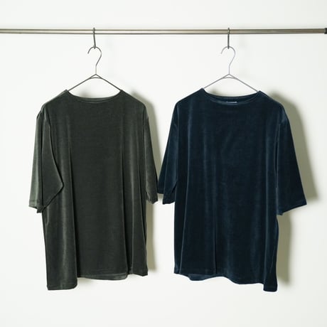 MAATEE&SONS SUVIN VELOUR BOAT TEE