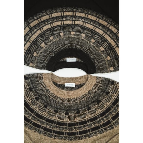 WALENODE "Innocent YAK" Circular yoke sweater
