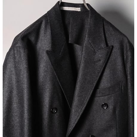 MAATEE&SONS GENTLEMAN FLANNEL DOUBLE TAILORED UNCON