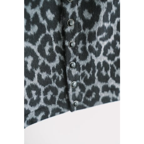 DECHAMPS LEOPARD CARDIGAN