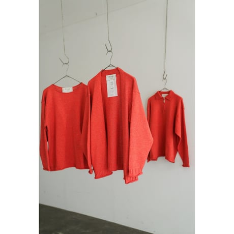 Olde H & Daughter Ex. SILK COTTON  BOAT NECK/HALF ZIP/CARDIGAN