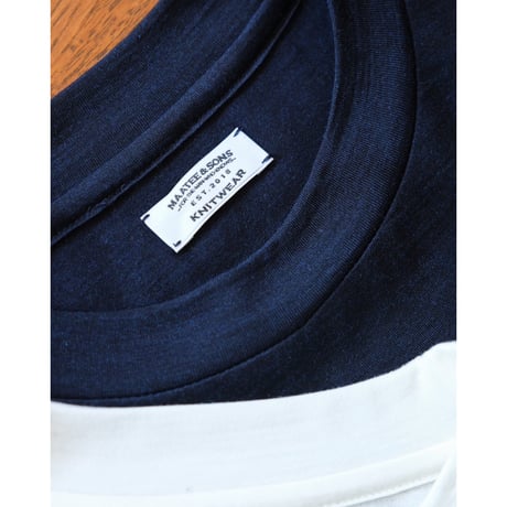 MAATEE&SONS WASHABLE SILK TEE L/S