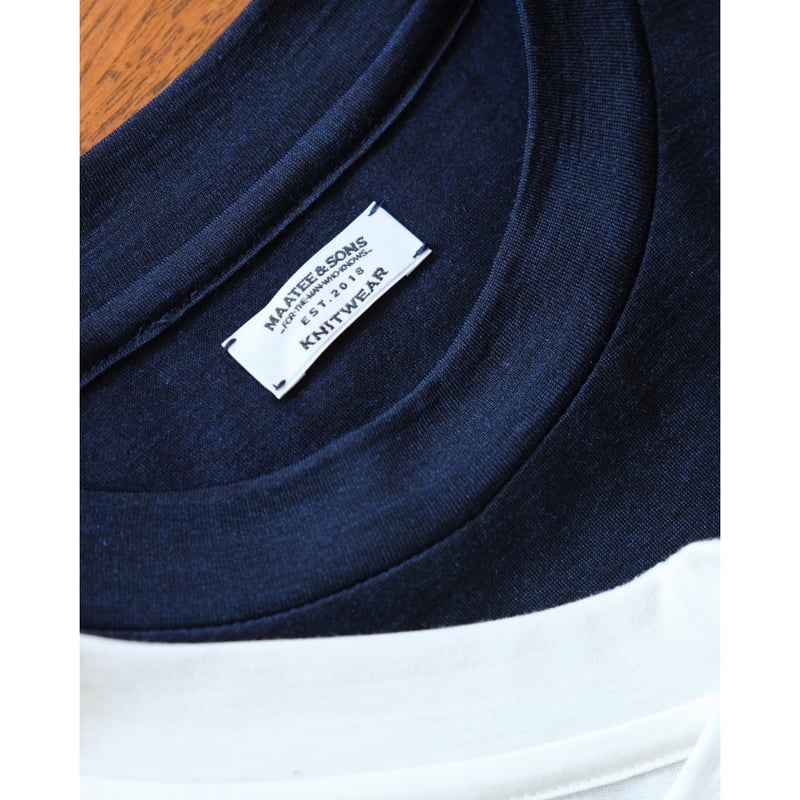 MAATEE&SONS WASHABLE SILK TEE L/S | MusterWerk