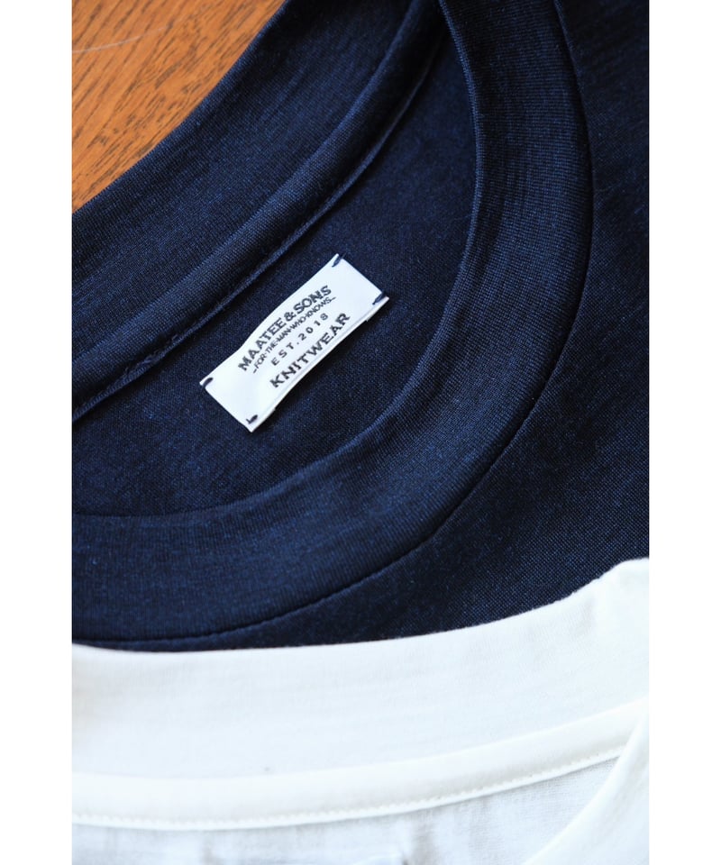 MAATEE&SONS WASHABLE SILK TEE L/S | MusterWerk