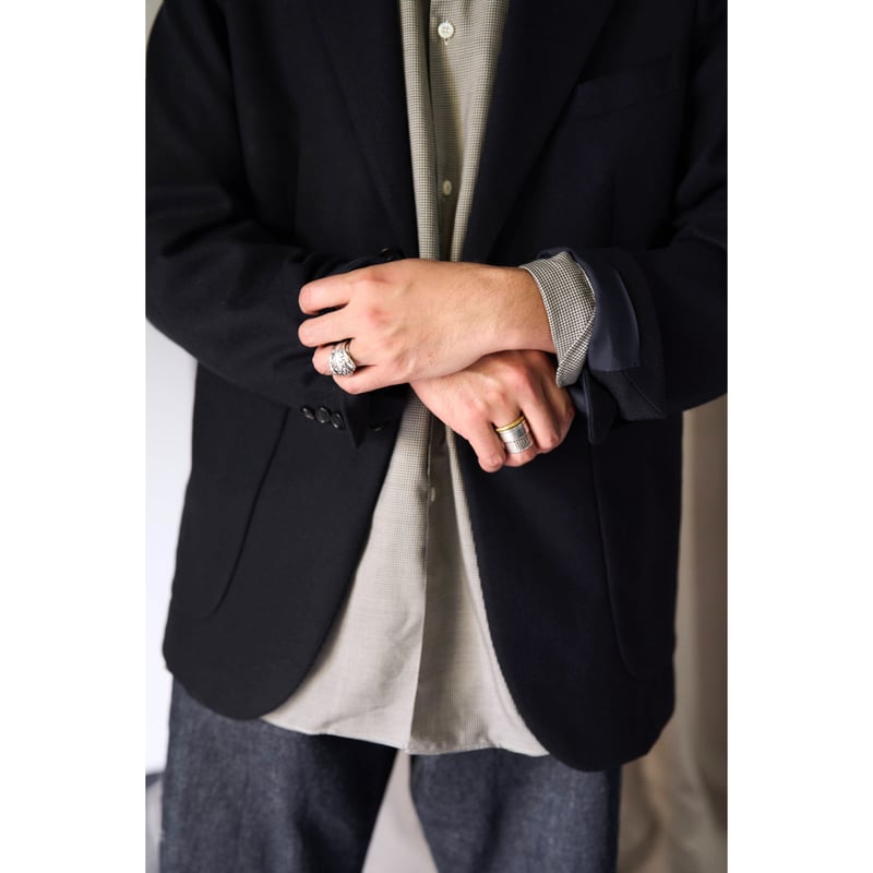 MAATEE&SONS 育てるCASHMERE 等半袖 UNCONSTECTED JACKET