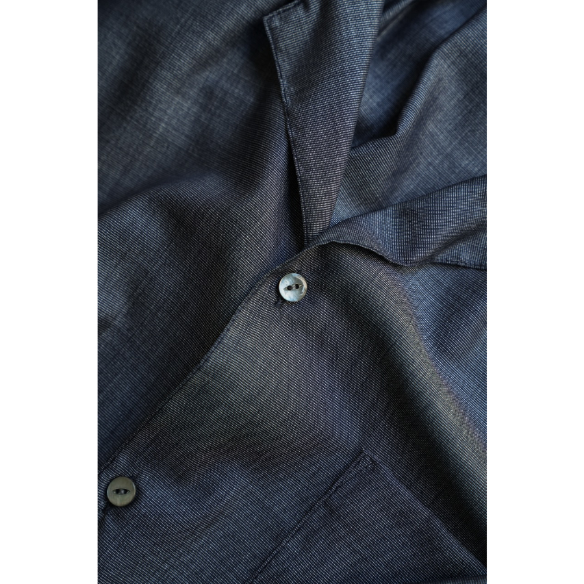MAATEE&SONS / OPEN COLLARフリンジ HWOOL SILK MAATEE&SONS 