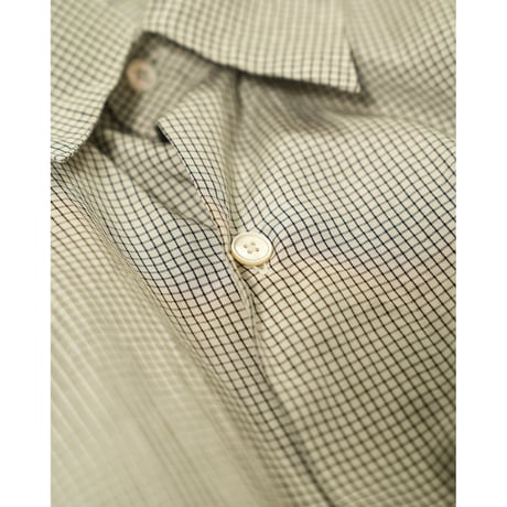 MAATEE&SONS "ELIZABETH" SILK POPLINE GRAPHCHECK