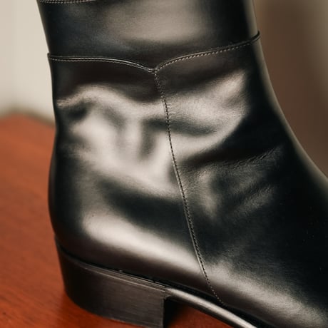 Post Production Side Zip Boots "Italian calf"