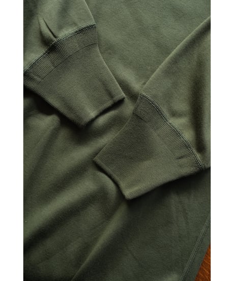 Olde Homesteader INTERLOCK MIL MOCK NECK LONG SLEEVE