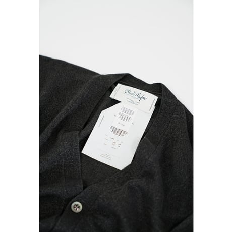Olde H&Daughter LINEN SILK PLAIN STITCH V NECK C/D